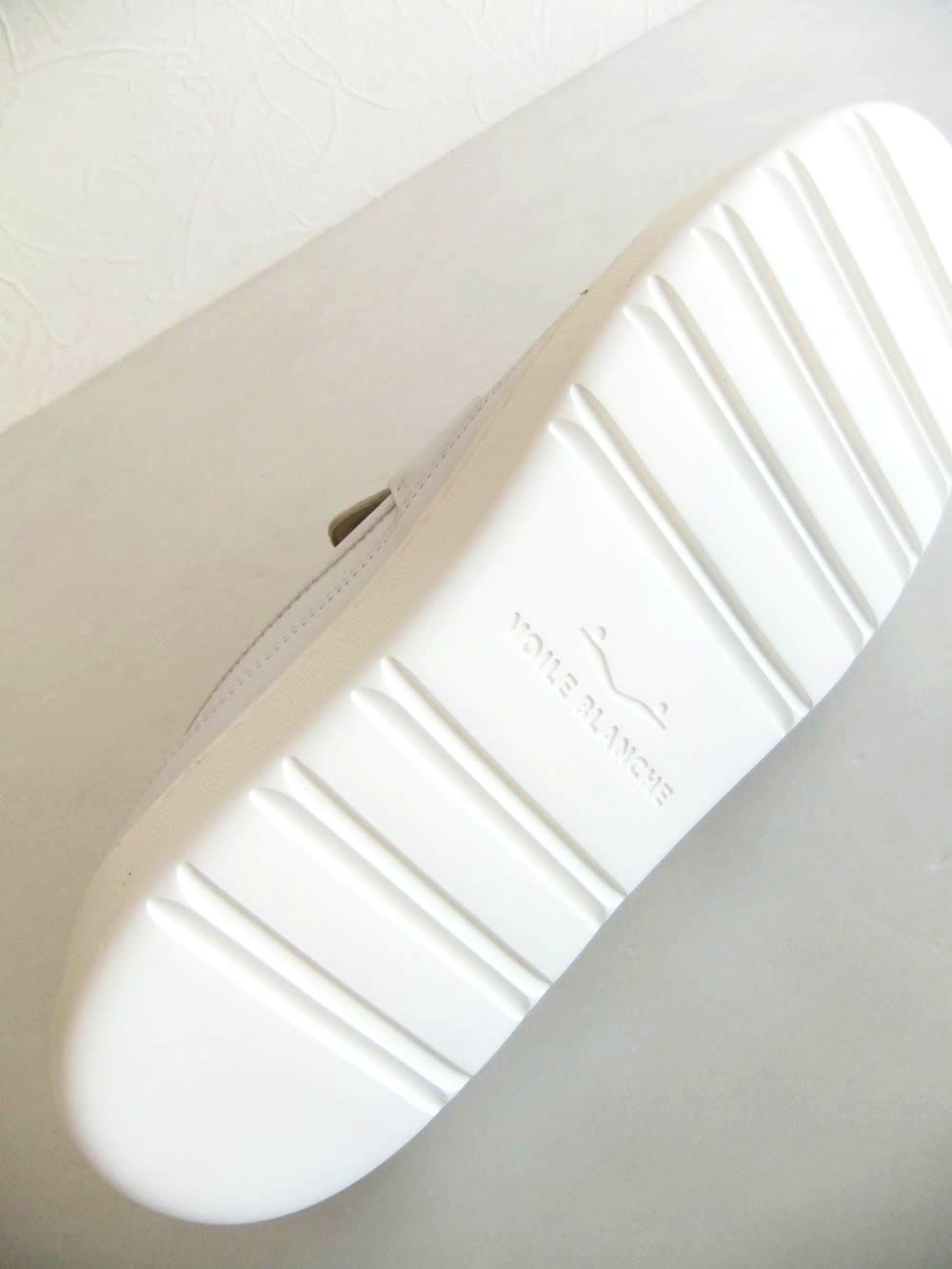 LAYTON SPIDY MOK   (ホワイト)  レザー メッシュ スリッポン