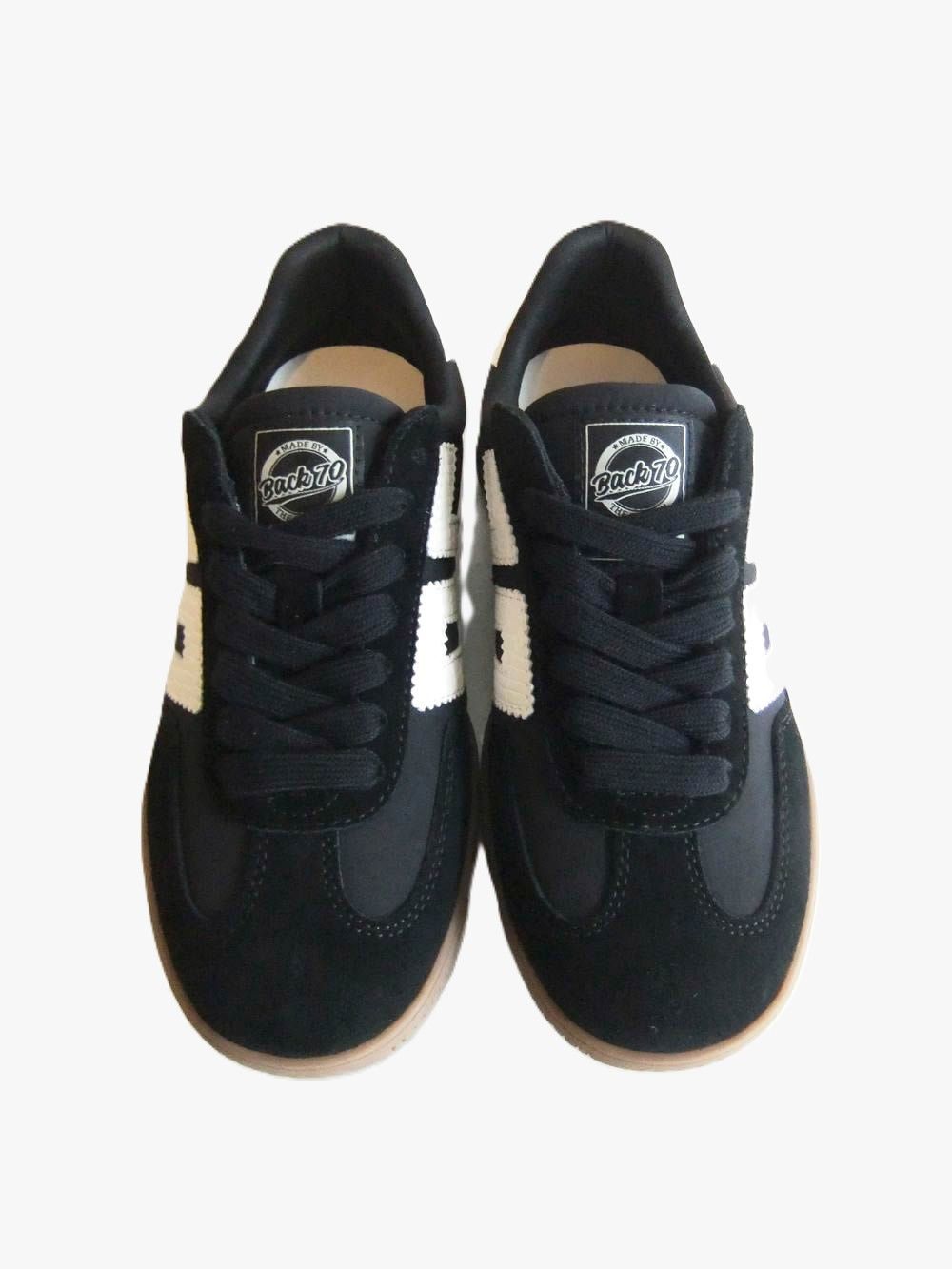 【BACK70】 FIRE BALL SPONGY NYLON BUTTER 70  （ブラック） ファイヤーボール ナイロン スニーカー