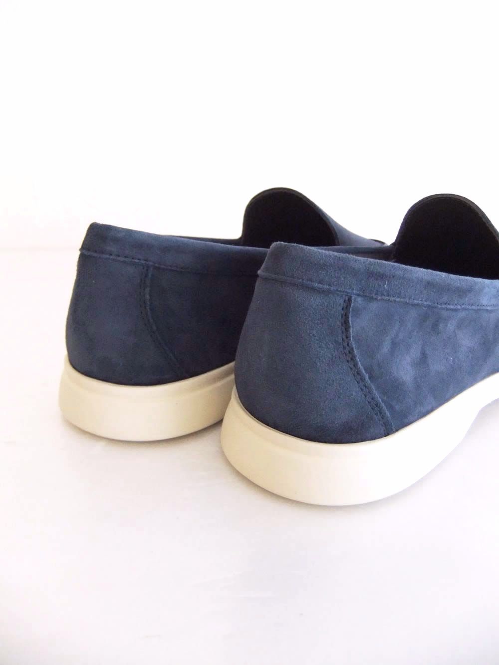 Calo  MEDITERRANEO  (ブルーネイビー) スエード モカシン