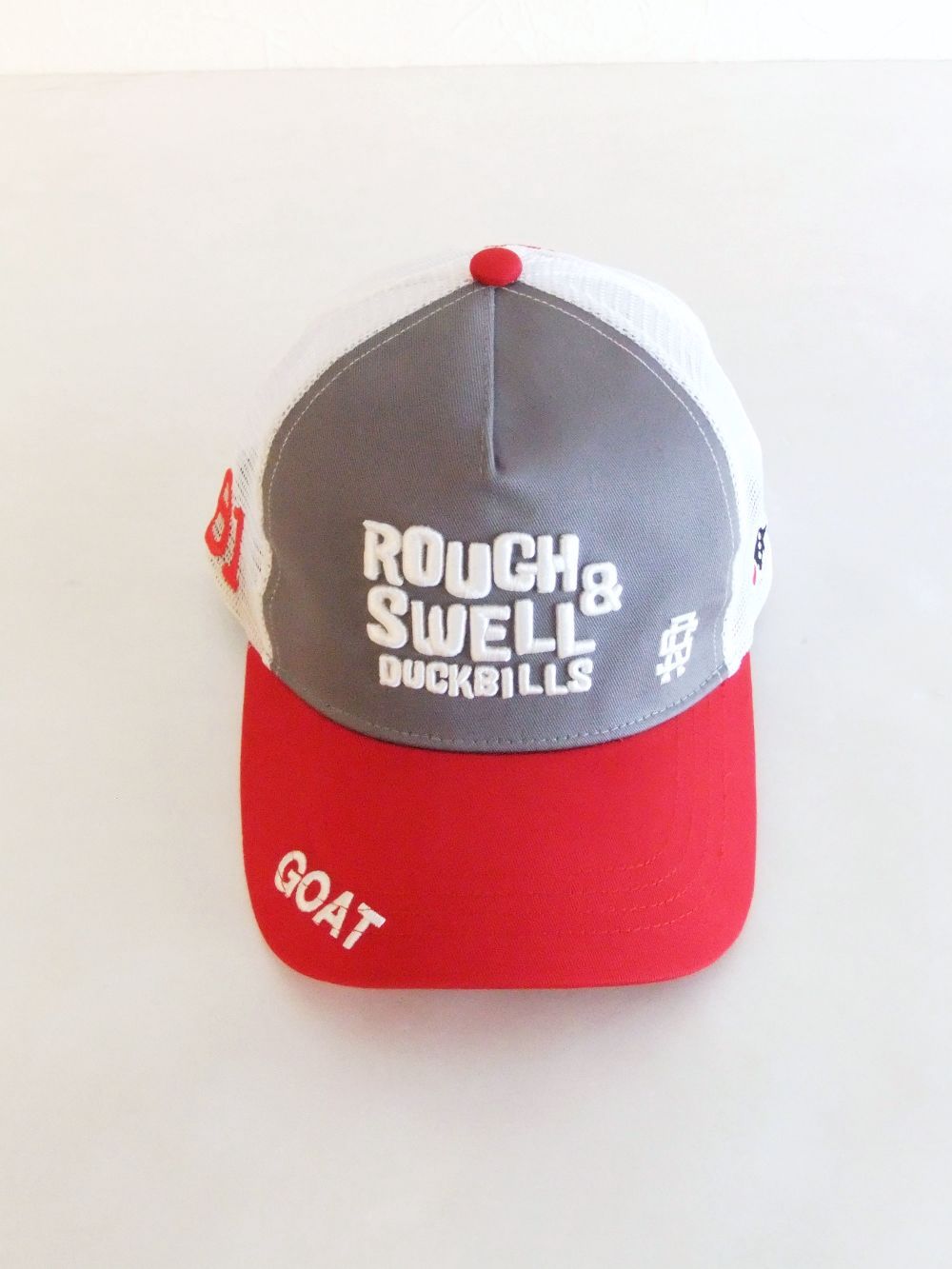 TRUCKER CAP 2 ( グレー ) ロゴ入りキャップ RSA-21001