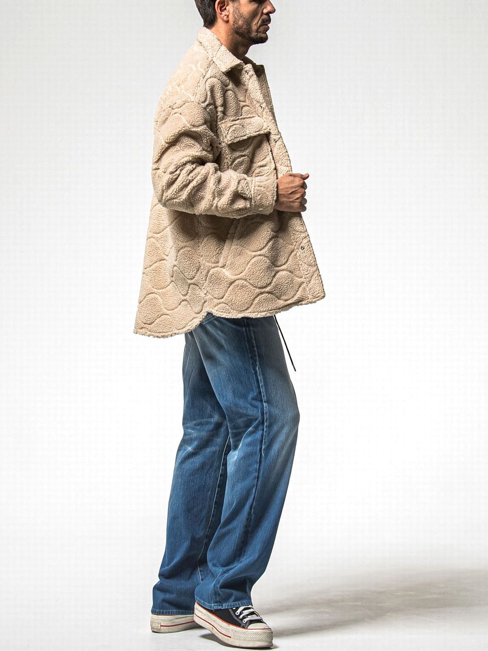 KING DENIM JERSEY    セミワイド ジャージーンズ