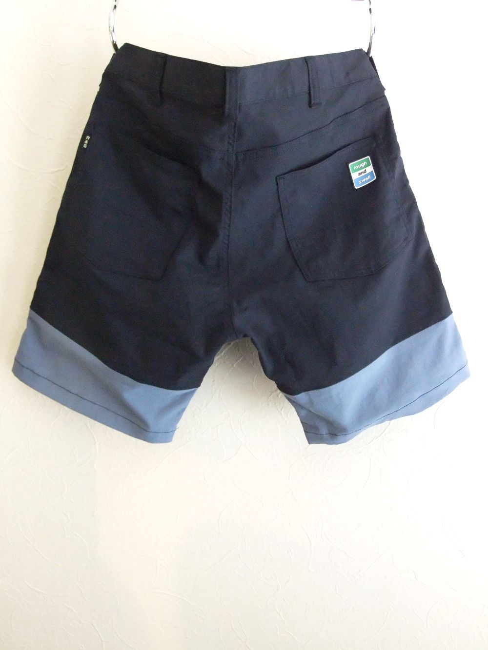 SAHARA BUSH ( ネイビー ) ストレッチツイル ハーフパンツ    RSM-21081