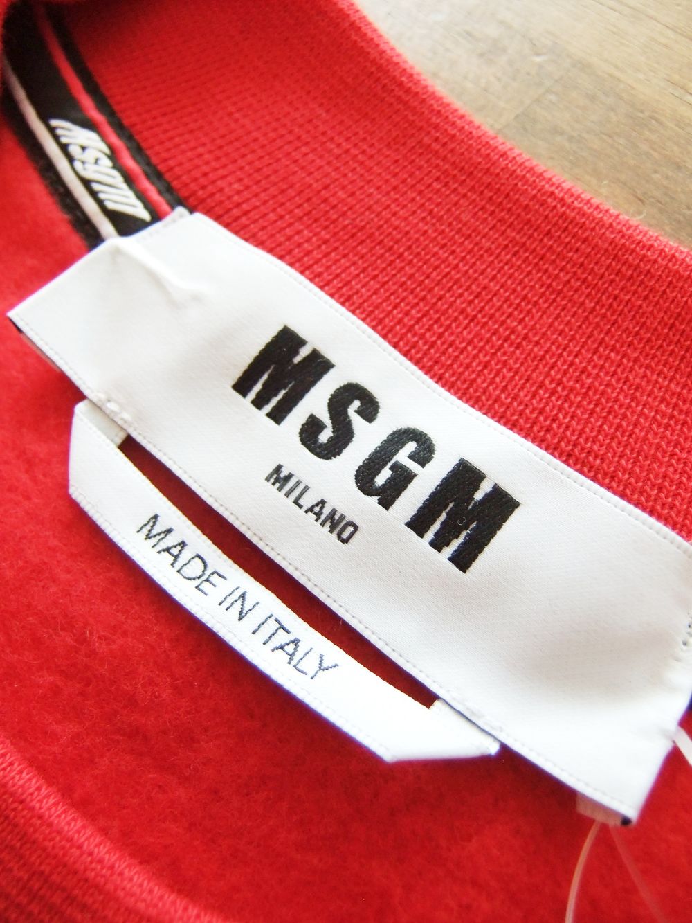 MSGM ロゴ スウェット ( レッド )  MM170-207599