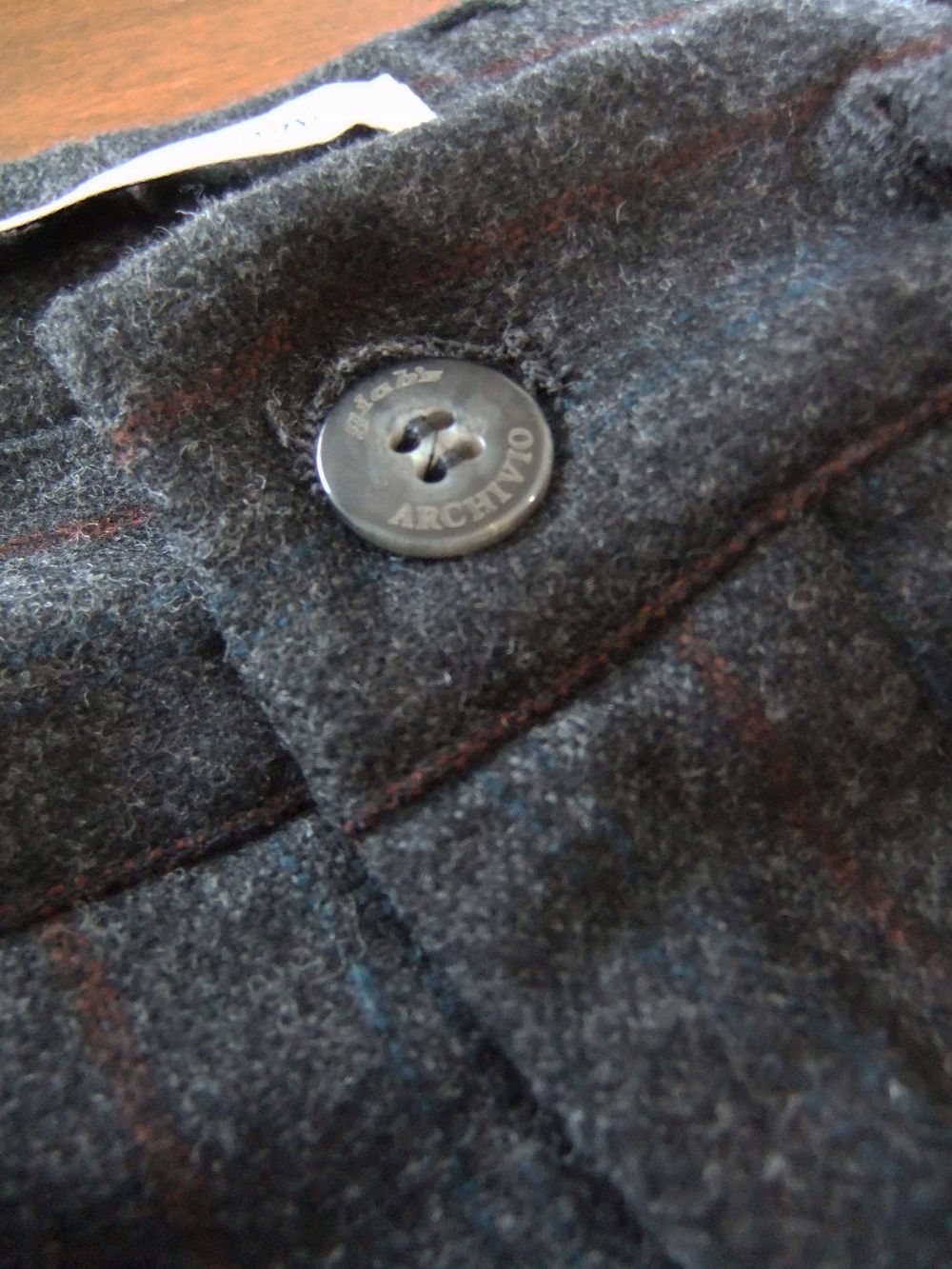 MASACCIO/M1   WASHABLE WOOL STRIPE ウール ストライプ ストレッチパンツ  A7072R
