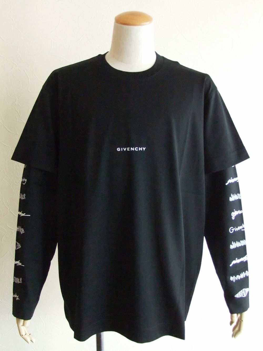 GIVENCHY ロゴ オーバーサイズ レイヤードL/Tシャツ | 4.444glad