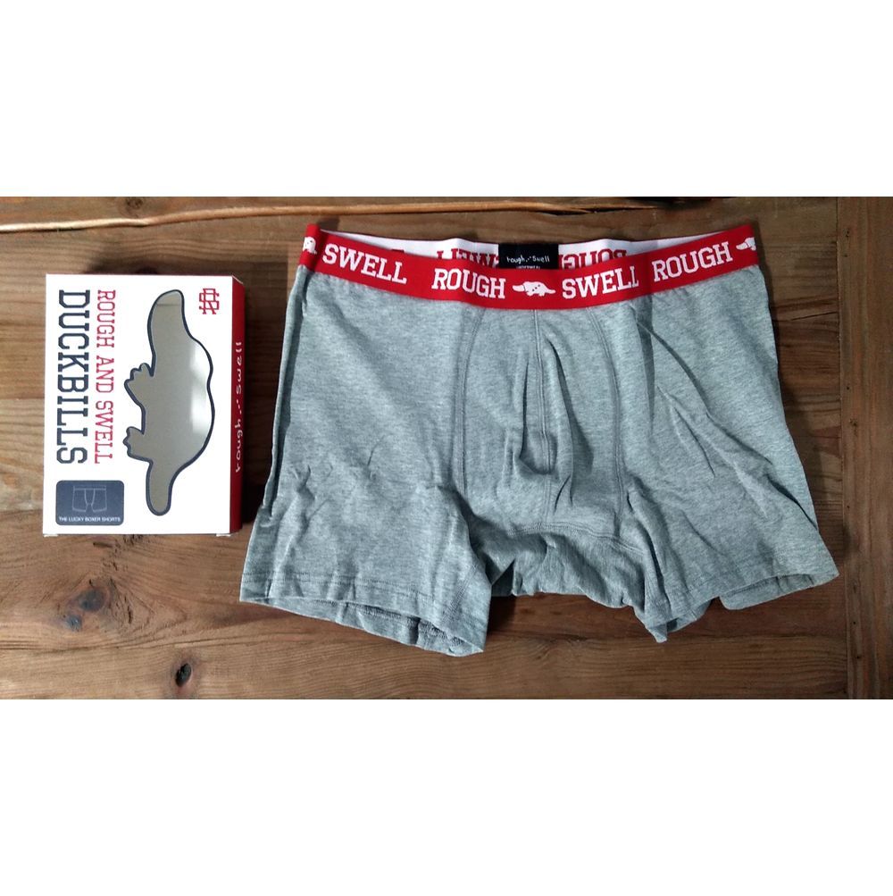 LUCKY BOXER SHORTS  (グレー ) ボクサー型ショーツ   RSA-21018