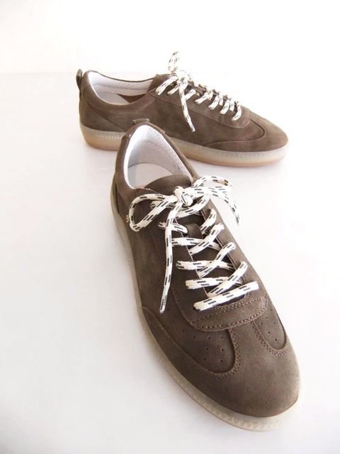 スエード レザースニーカー  （ブラウン）