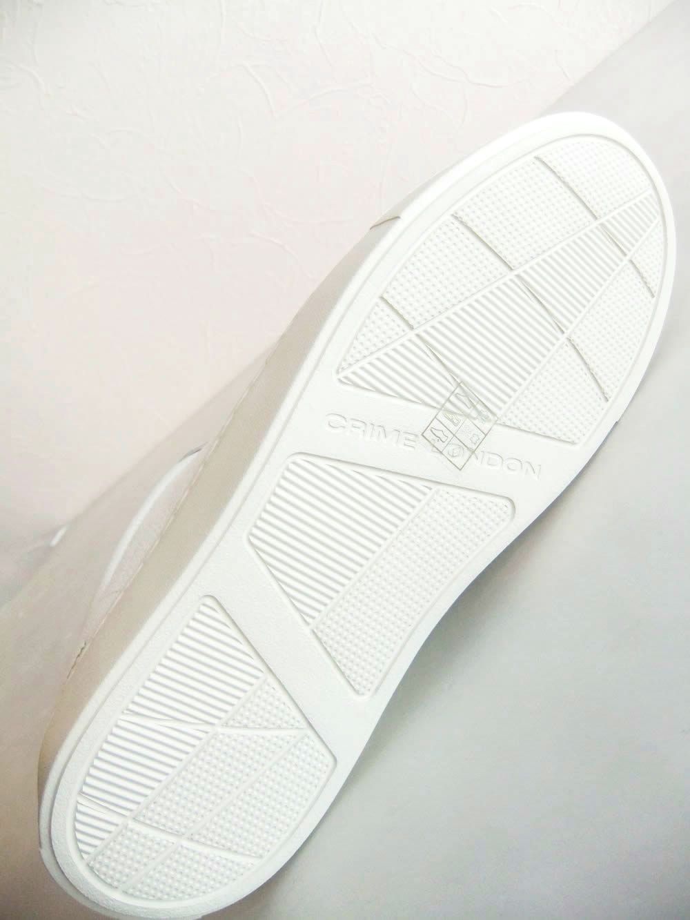 【MENS】 SUPERLIGHT SLIP ON (ホワイト)   レザースニーカー