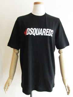 LADIES  Dsquared2  ロゴプリント T-SHIRT  (ブラック)  S75GD0180