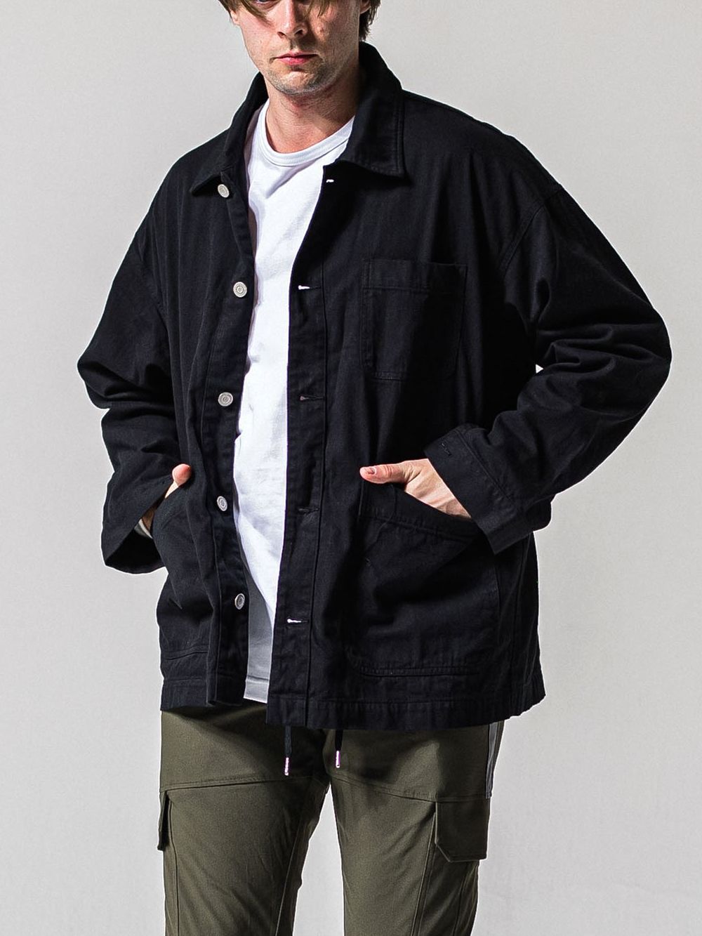 RC CAVER ALL   ライトデニムカーバーオールジャケット