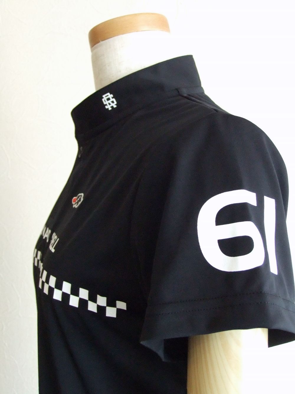 【LADIES】 CIRCUIT ROUGH-NECK W.  (ブラック)  ロゴ ラフネック   RSL-22024
