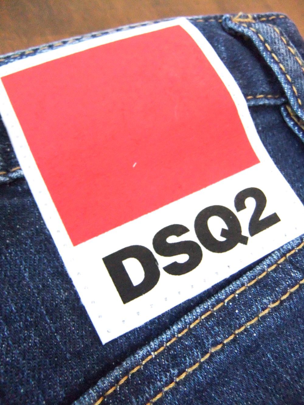 Red Steel Patch Jeans♡D SQUARED2