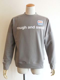 BIG ARCH SWEAT  ロゴ入りスウェットシャツ  ( ベージュ )  RSM-21204