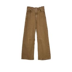 カラーデニム ワイド パンツ   （モカ）  MMF139PEC