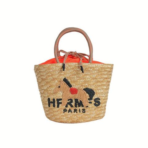 【MICALLE MICALLE Account】 HOMMAGE SMALL BASKET BAG 小 (オレンジ) オマージュ バスケット バッグ  MAB101GEB