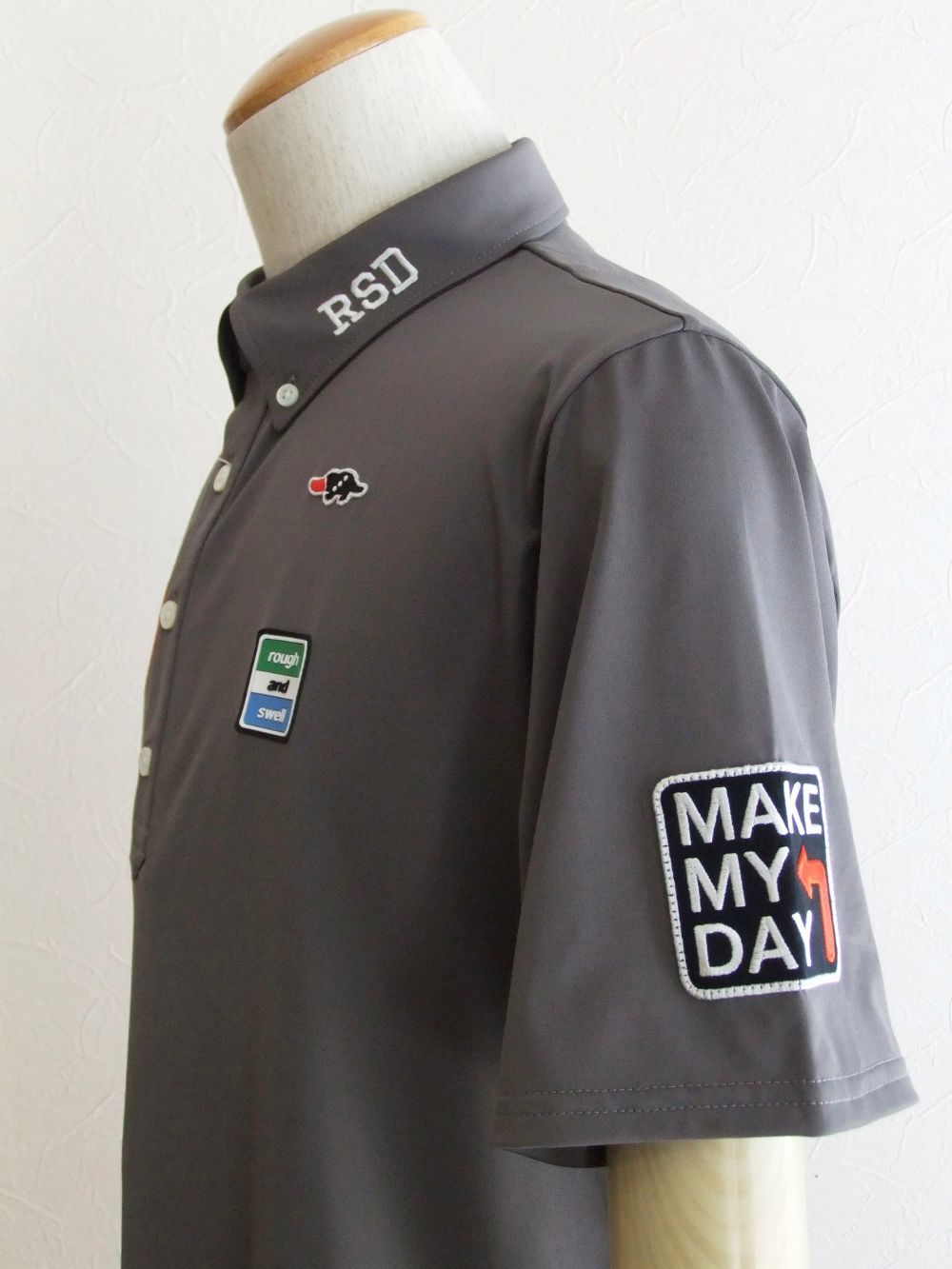 DADS' POLO  (ブラウン)  半袖ポロシャツ