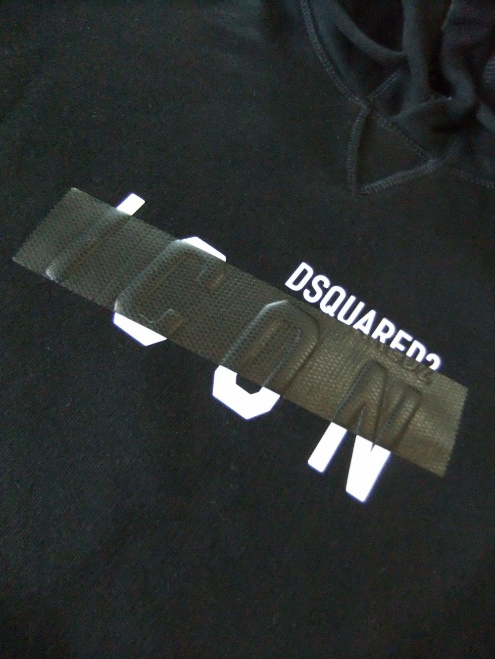 ICON TAPED HOODIE    ロゴ スウェットプルオーバー   S79GU0049