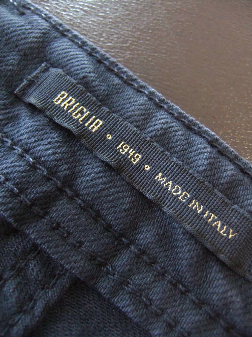 BRIGLIA 1949 STEVE  コットンストレッチ スリムデニムパンツ