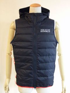 JASPER VEST ( ネイビー )  フード付きダウンベスト    RSM-21247