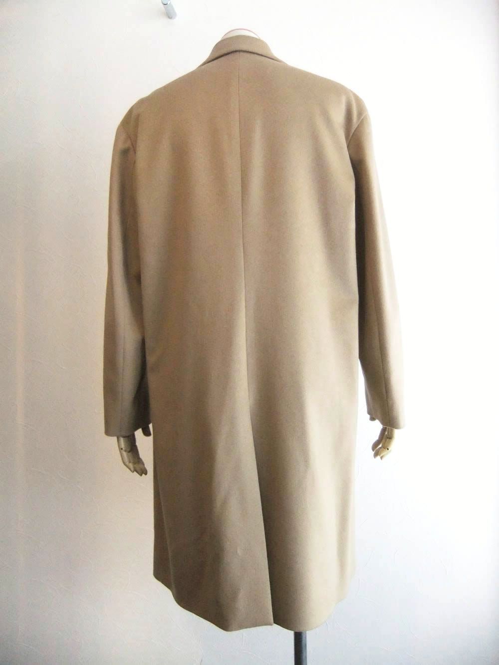 ウール シングル チェスター コート