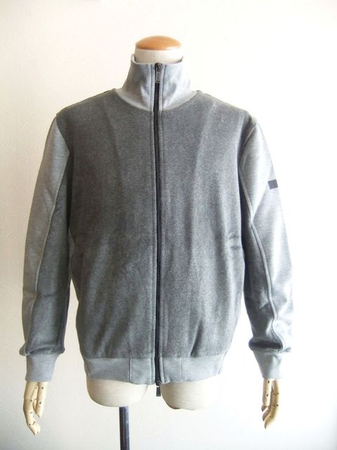 MOSI FLEECE   ZIP UP ベロアパイル 切替え ブルゾン