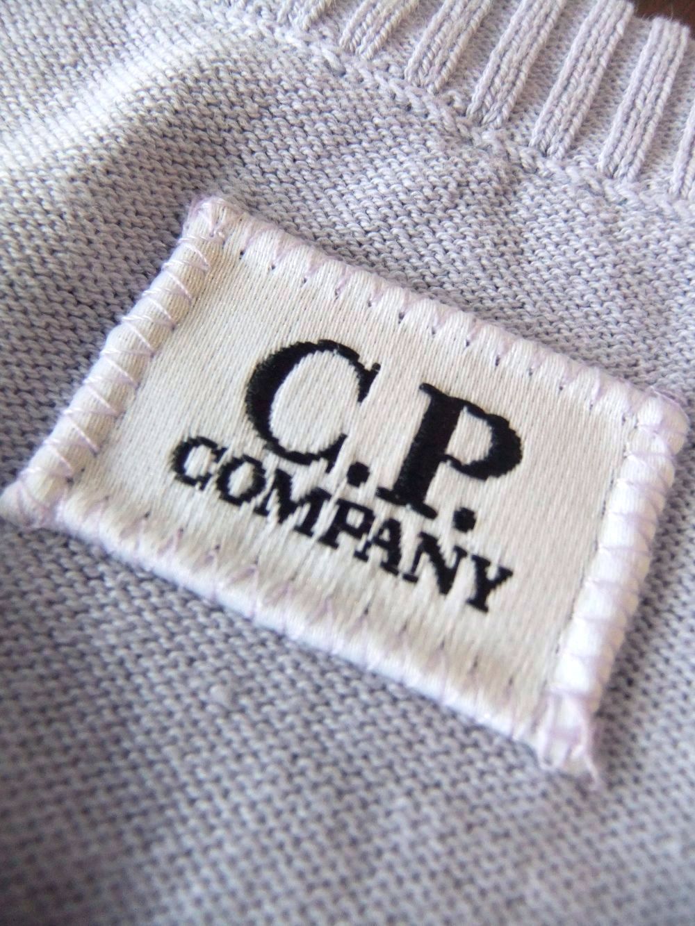 COTTON CREPE CREW NECK KNIT  (ラベンダー） コットン クルーネック セーター