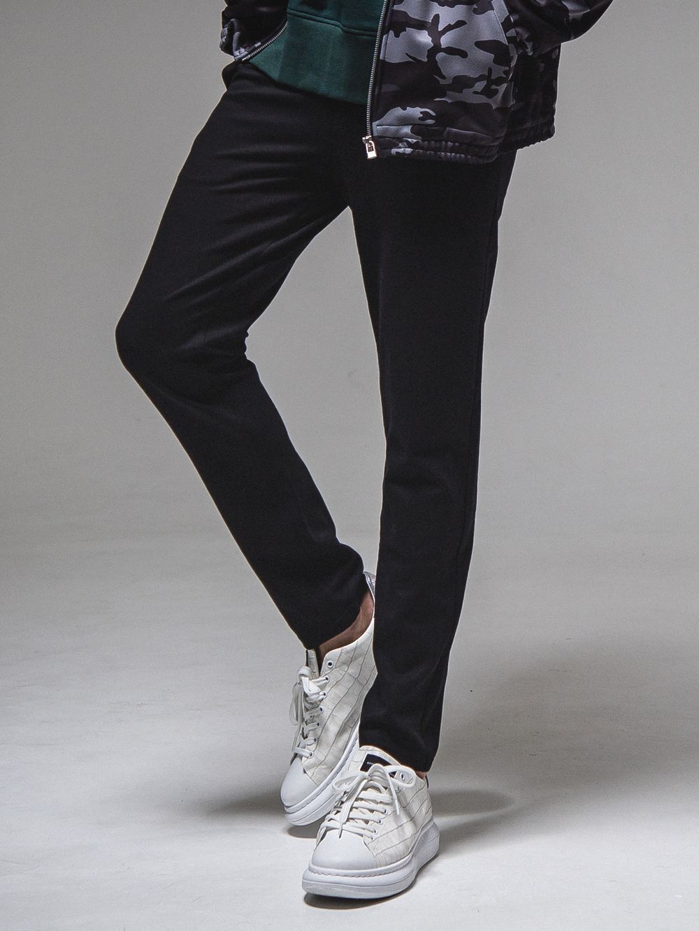 RESOUND CLOTHING - ERIC EASY PANTS BLACK (ブラック