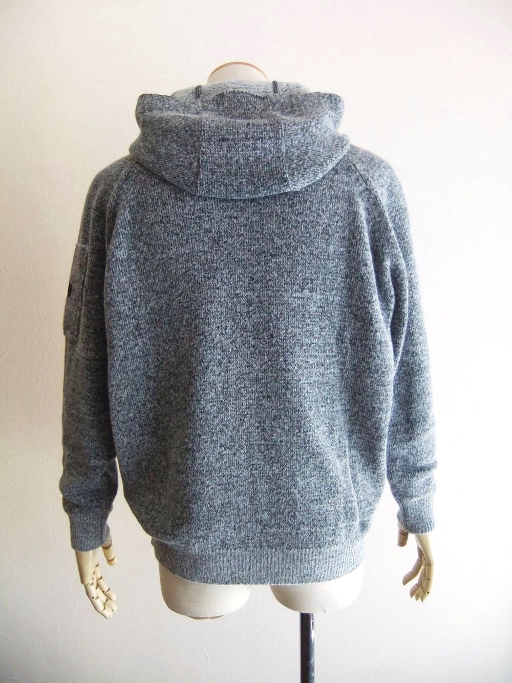 AMIR   HOODED JUMPER  ニット フーディ