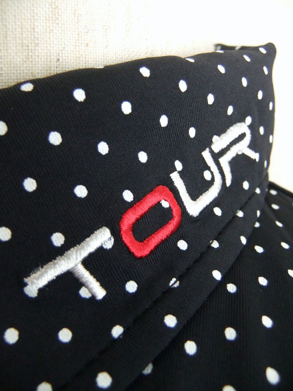 DOTS POLO (ブラック)   ドット柄 半袖B.D.ポロ  RSM-22010