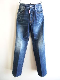 《LADIES》  MEDIUM CLEAN VINTAGE WASH ROADIE JEANS   S75LB0639