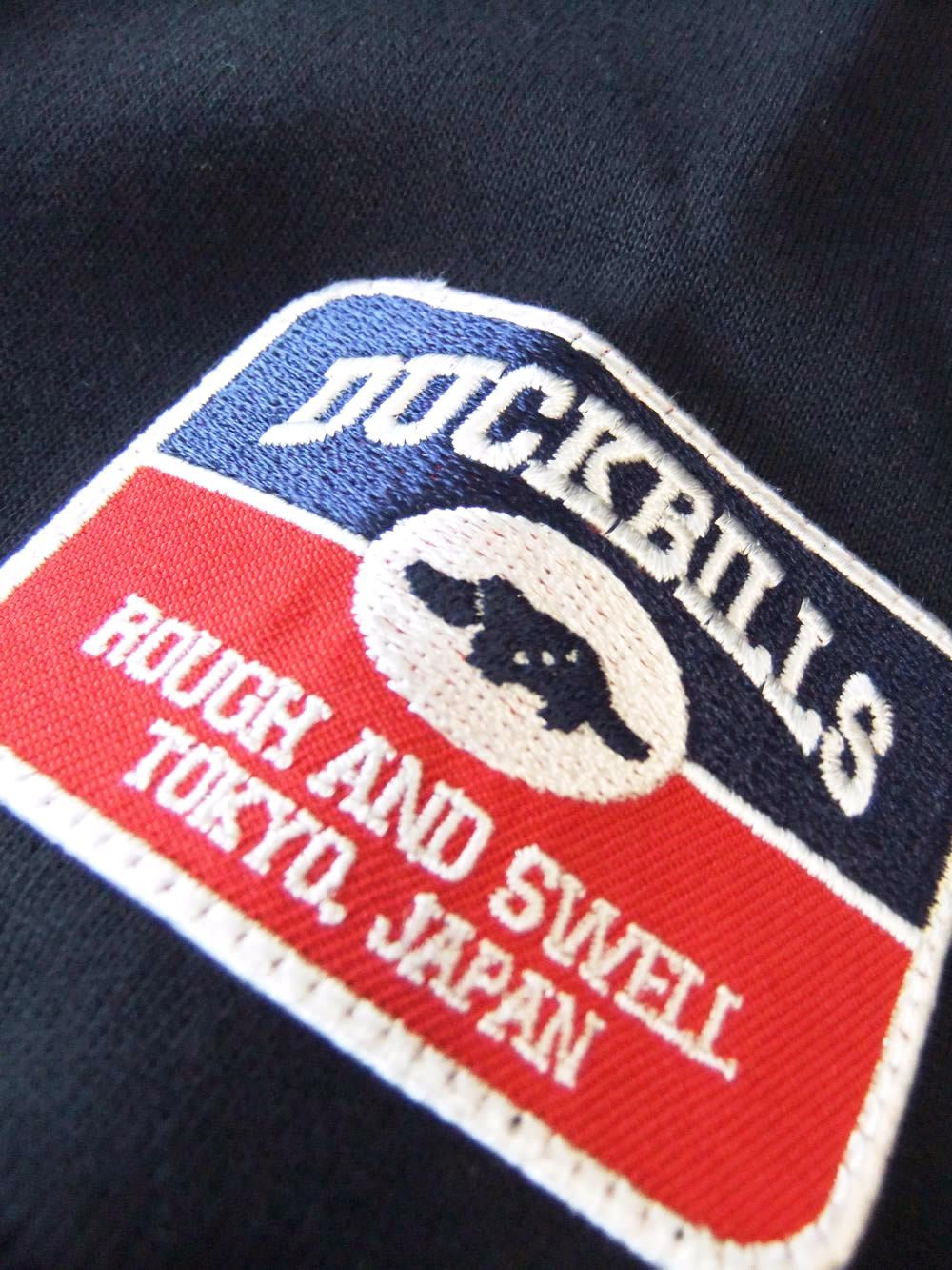 CUDA SWEAT MOCK  ロゴ入り 半袖 モックネック スウェット  (ネイビー) RSM-26039