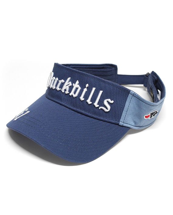 DUCKBILLS SUN VISOR (ブルーグレー) ロゴ入りサンバイザー  RSA-22006