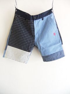 SASHICO CRAZY SHORTS   刺し子織り ハーフパンツ   RSM-23070