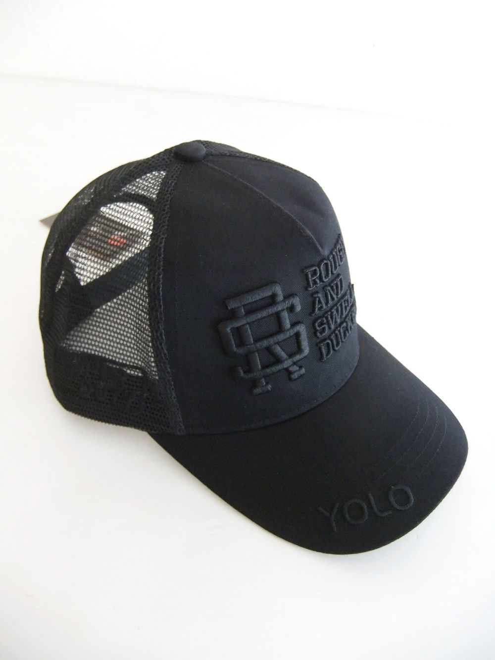 MESH TOUR CAP BLACK    ロゴ入りキャップ  RSA-22002