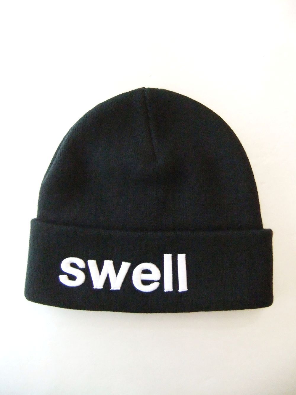 BIG LOGO BEANIE   (ブラック)  ロゴニットキャップ    RSA-21203