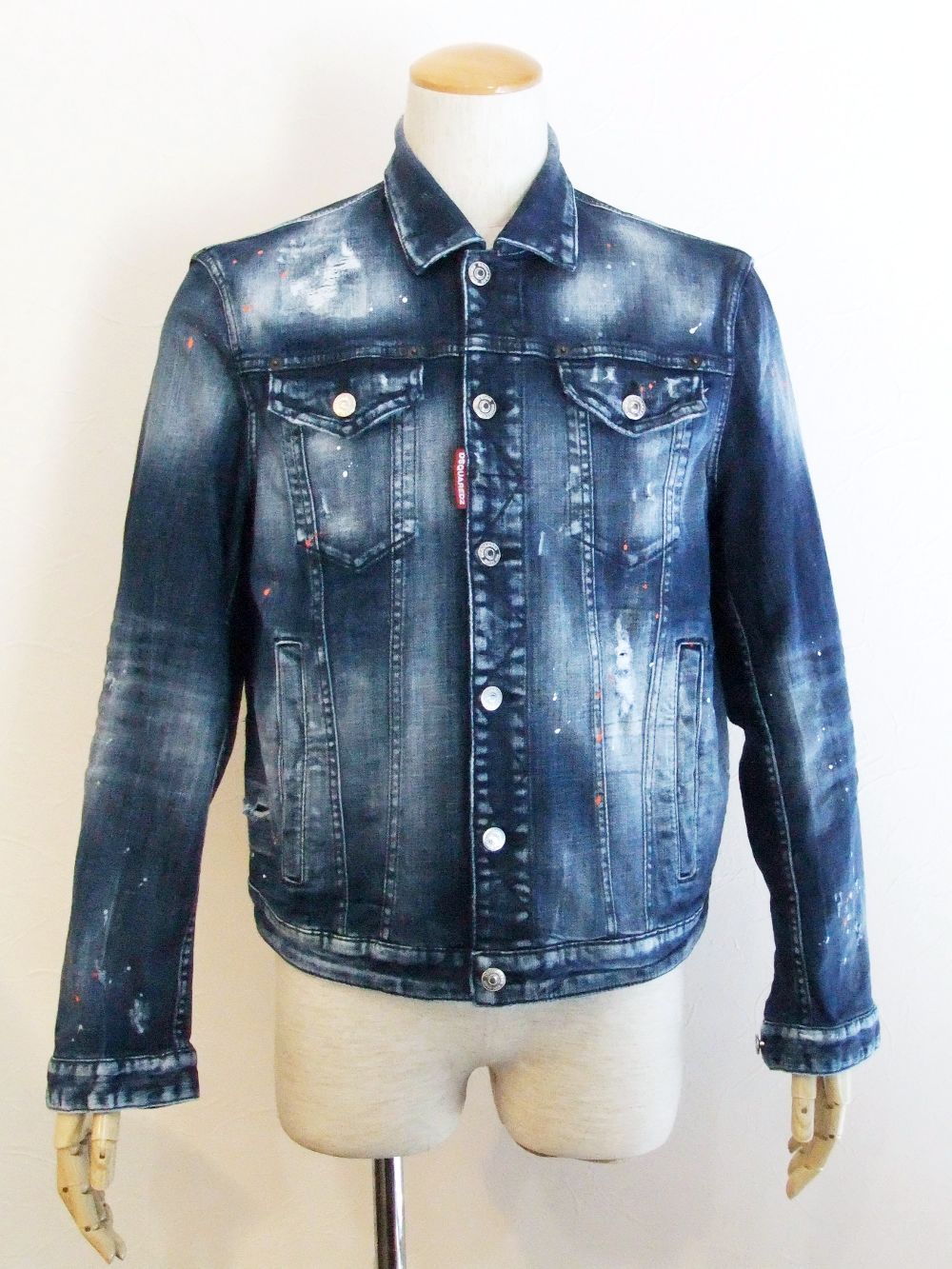 Dsquared2 - WASH DAN DENIM JACKET ペイント デニムジャケット