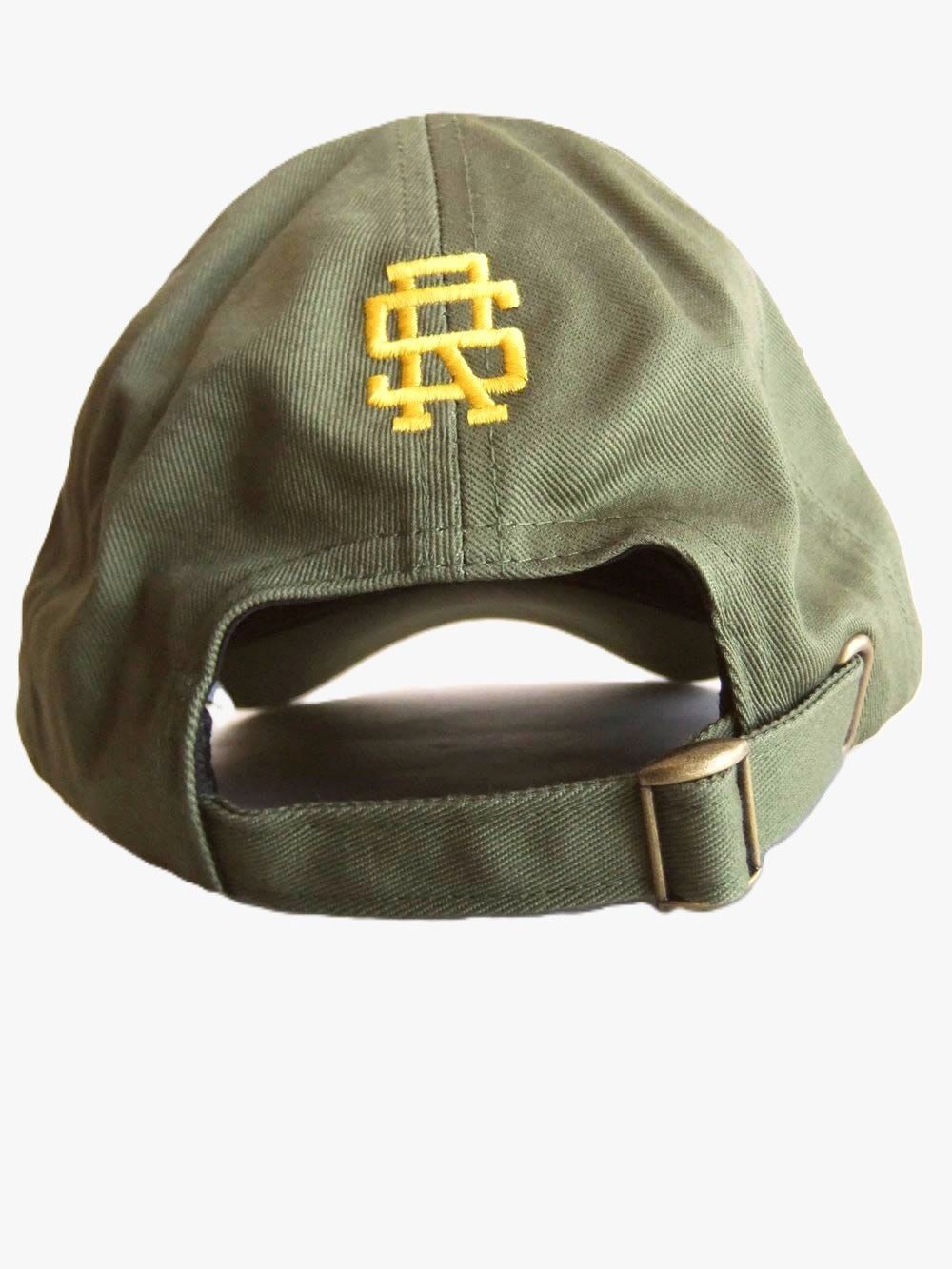 WEIRD TOUR CAP (オリーブ)   ロゴ入りキャップ    RSA-26201