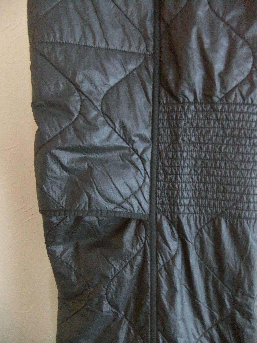 DIAGONAL RAISED FLEECE MIXED QUILTED SWEATPANTS キルティング イージーパンツ