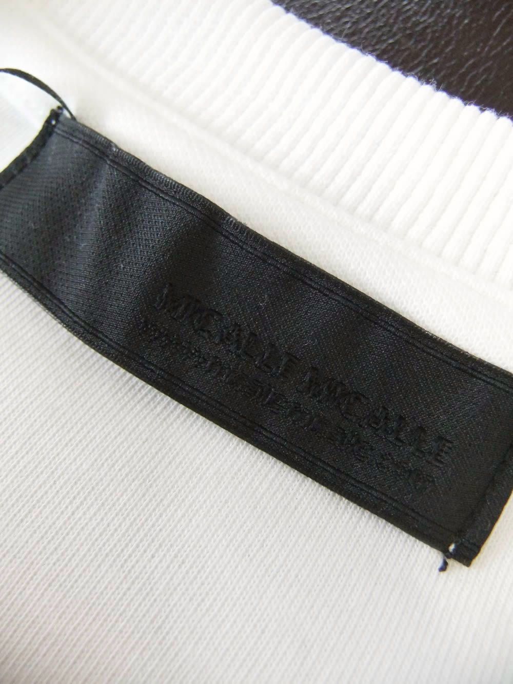 スリーブ ZIP デザイン 2WAY プルオーバー   （ホワイト）  MML108TEA