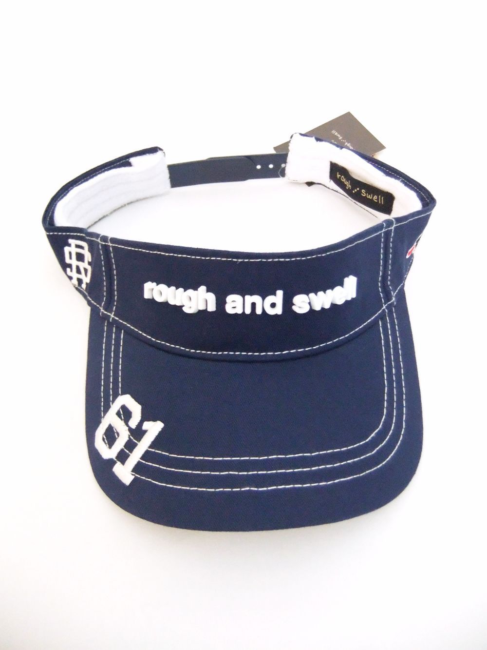 SIMPLE LOGO VISOR ( ネイビー) ロゴ入りサンバイザー  RSA-21013