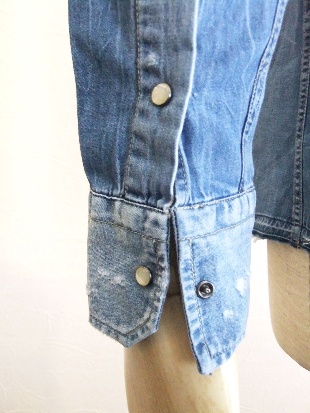 LEO DENIM    デニム ウエスタンシャツ