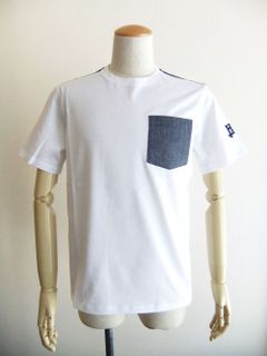 HERNO COTTON JERSEY T-SHIRT 胸ポケット付きコットン クルーネックTシャツ