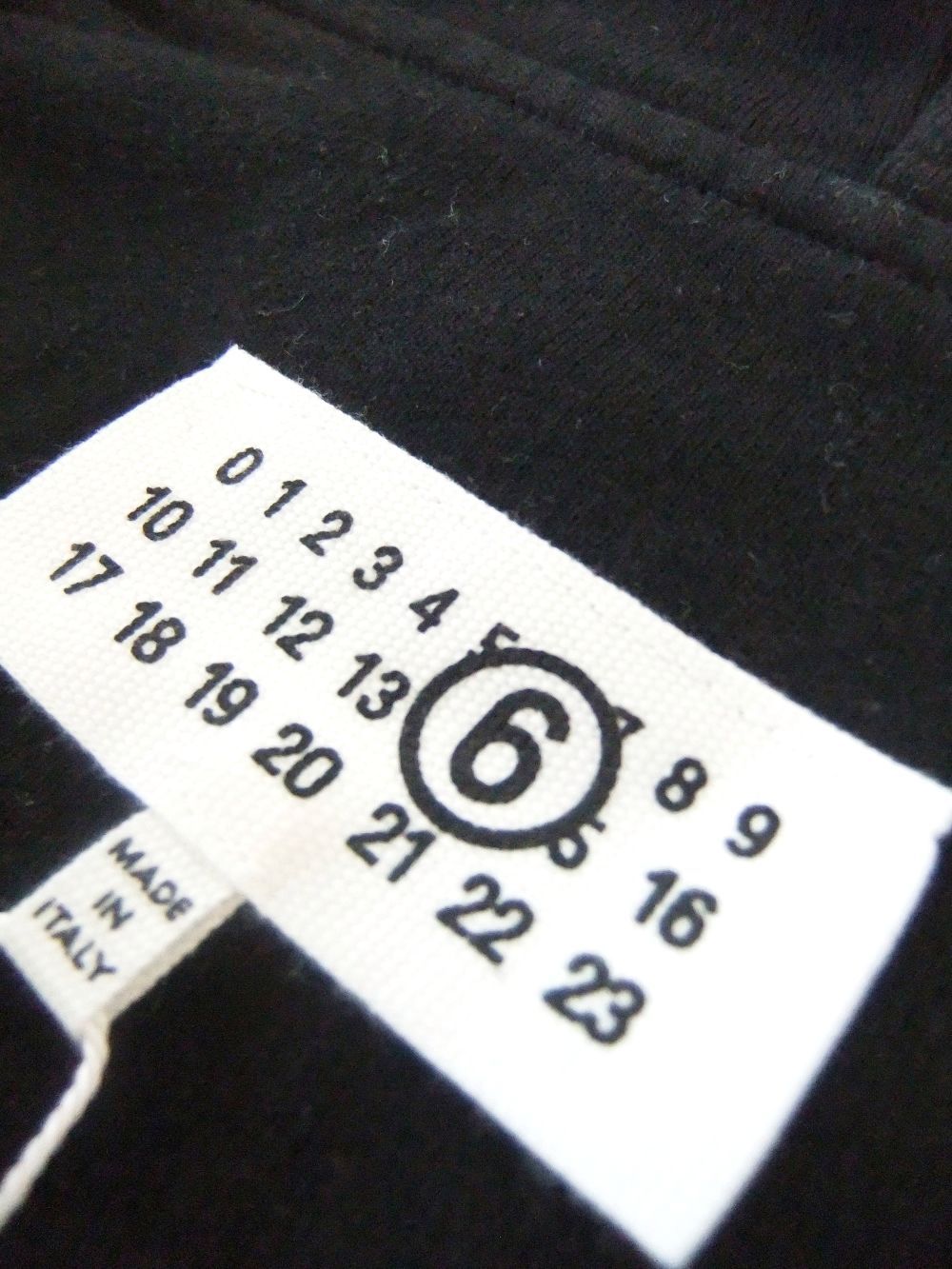 《MM➅》 Maison Margiela   NUMERIC ZIP HOODIE  ロゴ ジップアップ フーディ