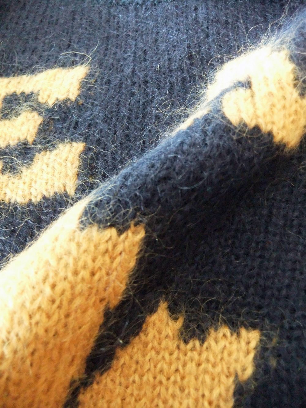 MOHAIR WOOL SWEATER モヘア混クルーネックセーター  S74HA1089