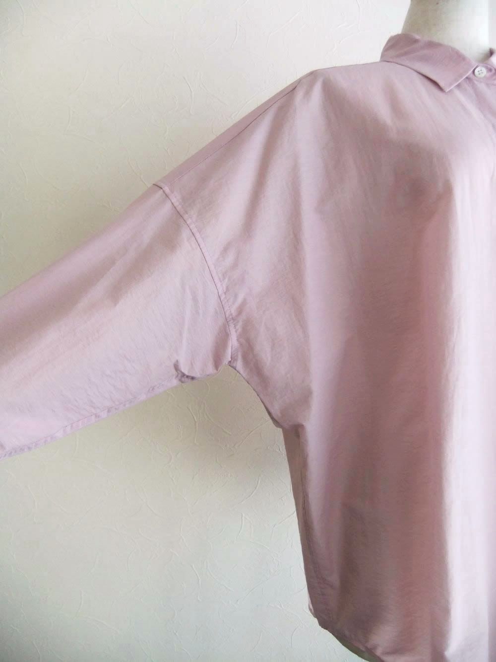 コットン ナイロン シアー シャツ   615927