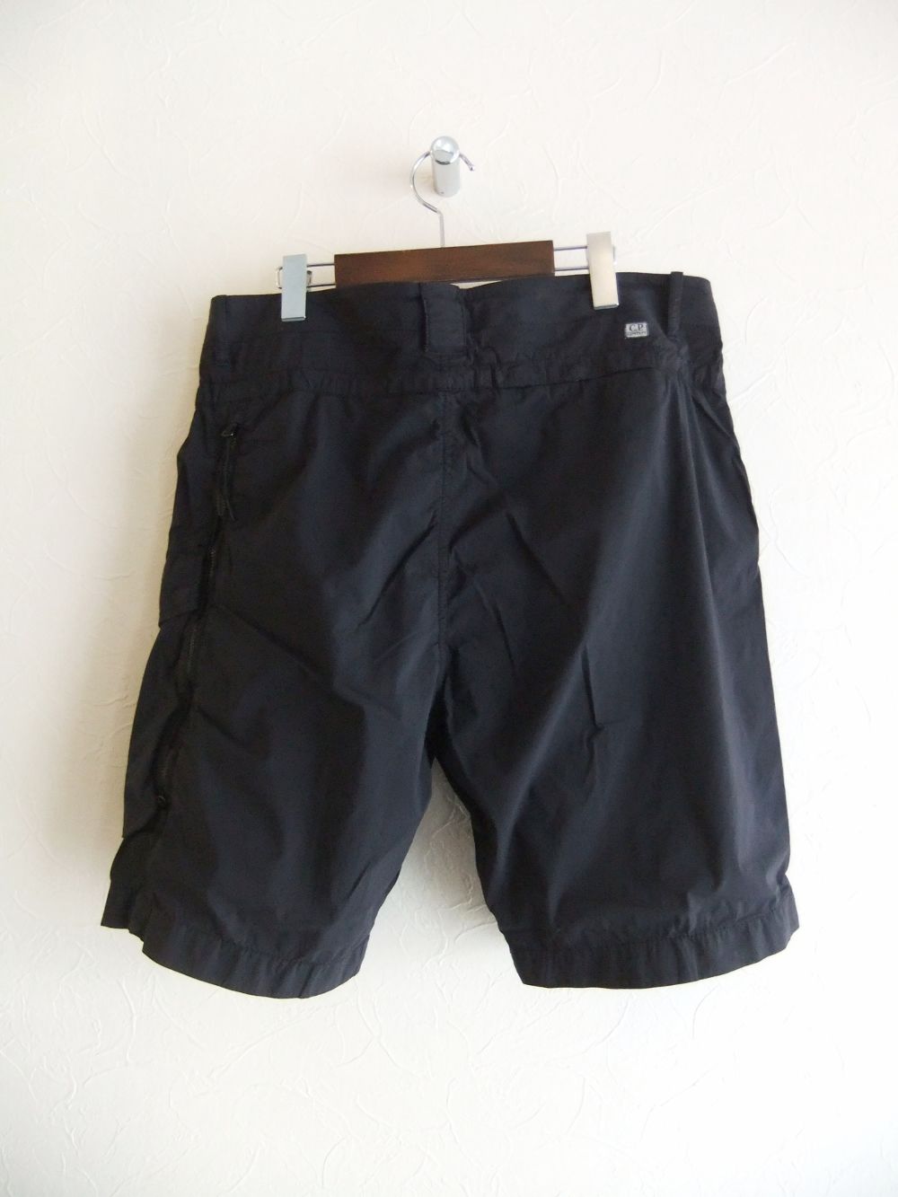 STRETCH DOUBLE SHORTS  ナイロン ストレッチ ZIP ハーフパンツ