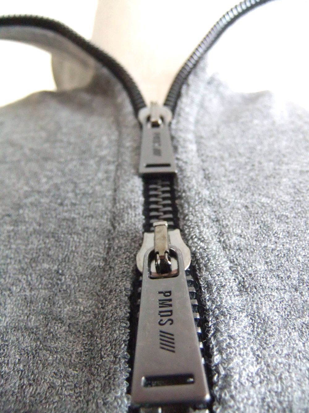MOSI FLEECE   ZIP UP ベロアパイル 切替え ブルゾン