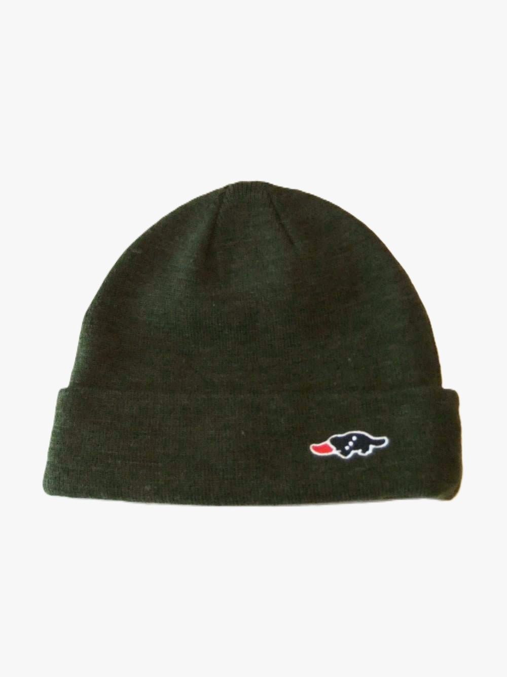 BASIC BEANIE   ロゴ ニットキャップ  ( オリーブ )   RSA-26207