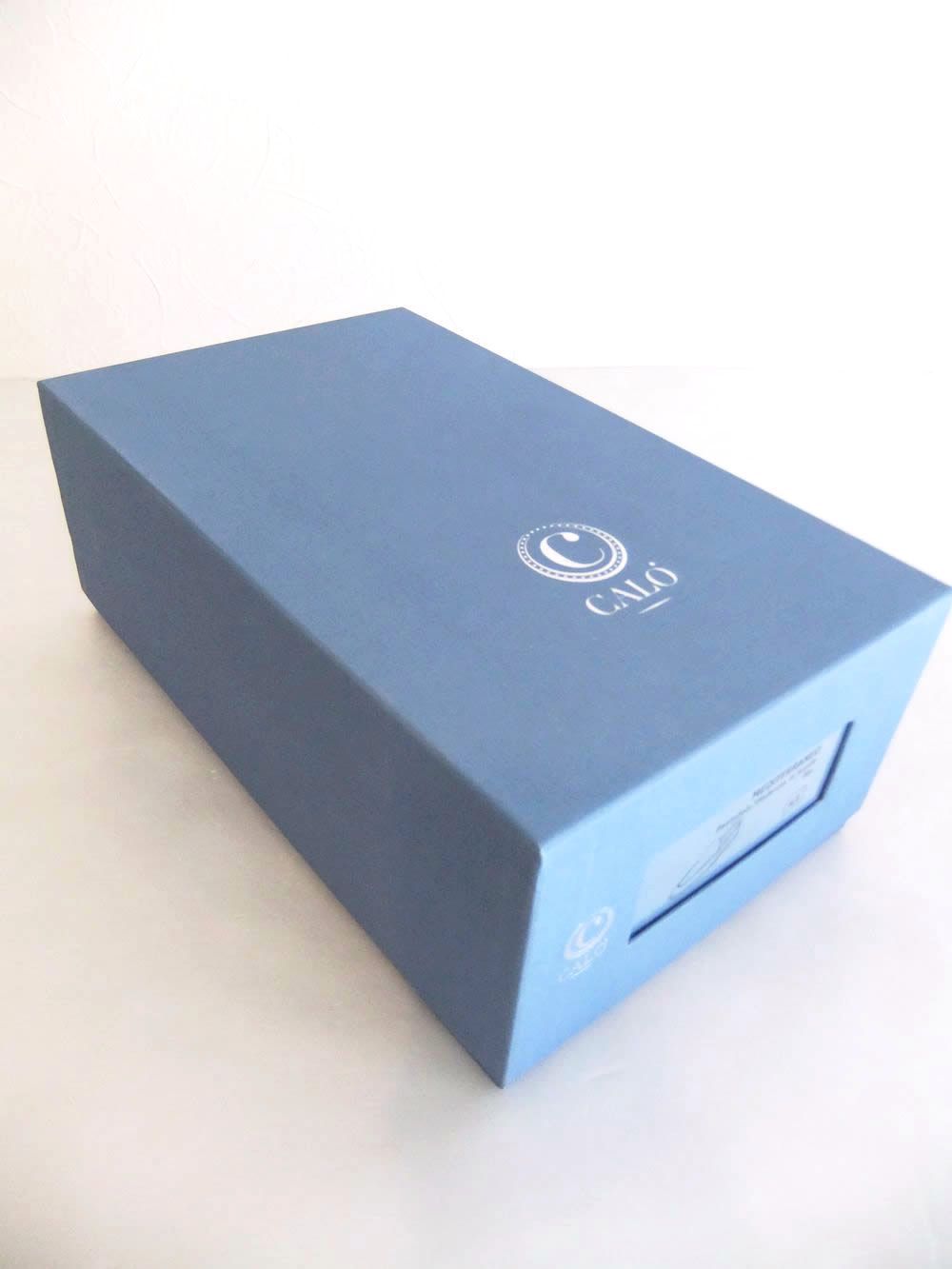 Calo  MEDITERRANEO  (ブルーネイビー) スエード モカシン