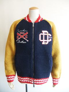 VARSITY CARDIGAN KNIT  ローゲージ ニット スタジャン S74HA1338